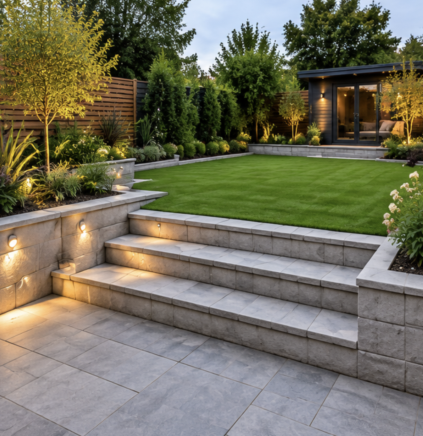 Patio installation