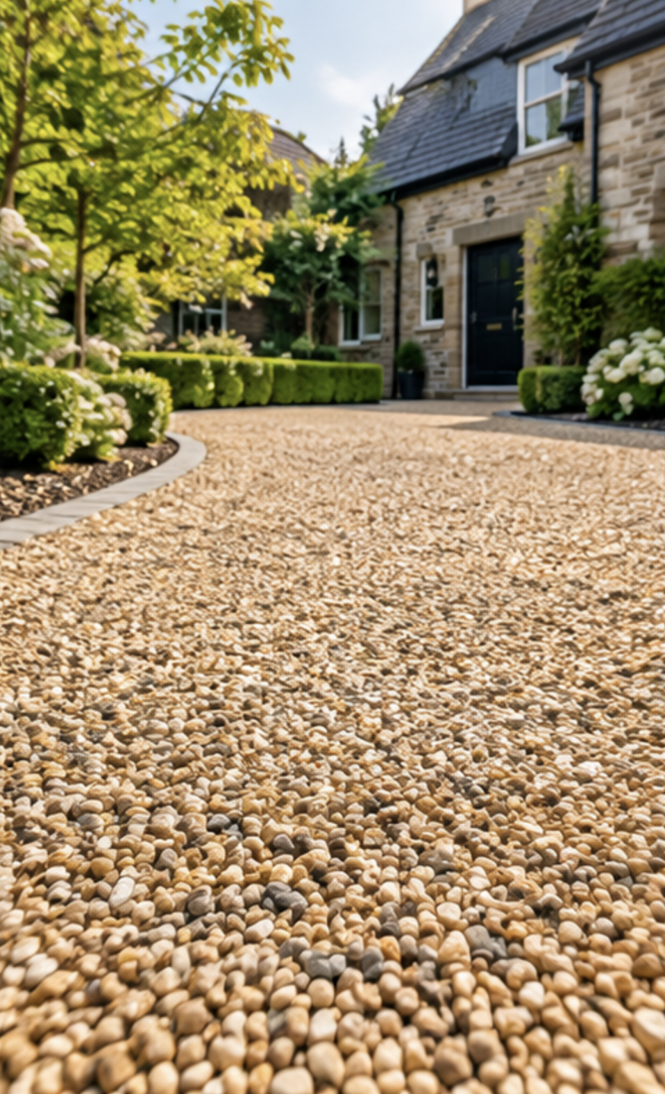 Gravel driveway
